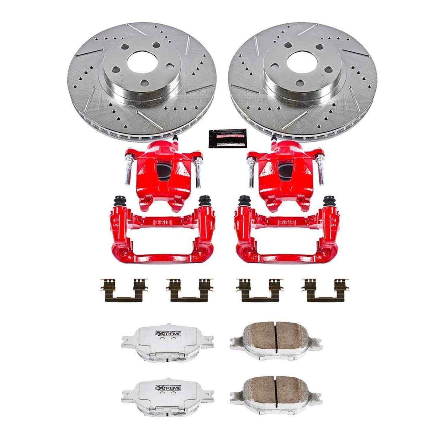PowerStop Power Stop 05-10 Scion tC Front Z26 Street Warrior Brake Kit w/Calipers KC2313-26