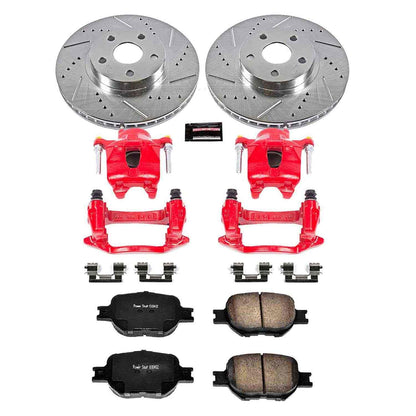 PowerStop Power Stop 00-02 Toyota Celica Z23 Evolution Kit w/ Calipers - Front KC2313A