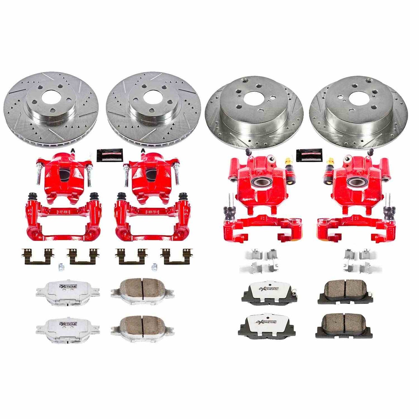 PowerStop Power Stop 05-10 Scion tC Z26 Street Kit w/ Calipers - Front and Rear KC2315-26