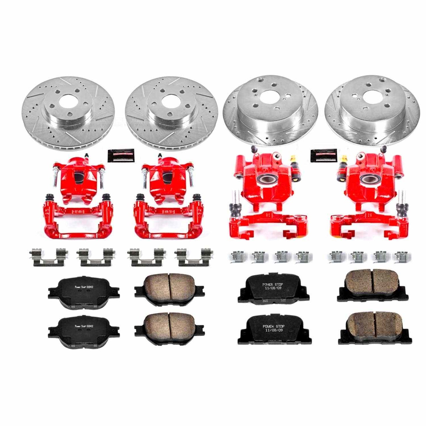 PowerStop Power Stop 05-10 Scion tC Z23 Evolution Kit w/ Calipers - Front and Rear KC2315