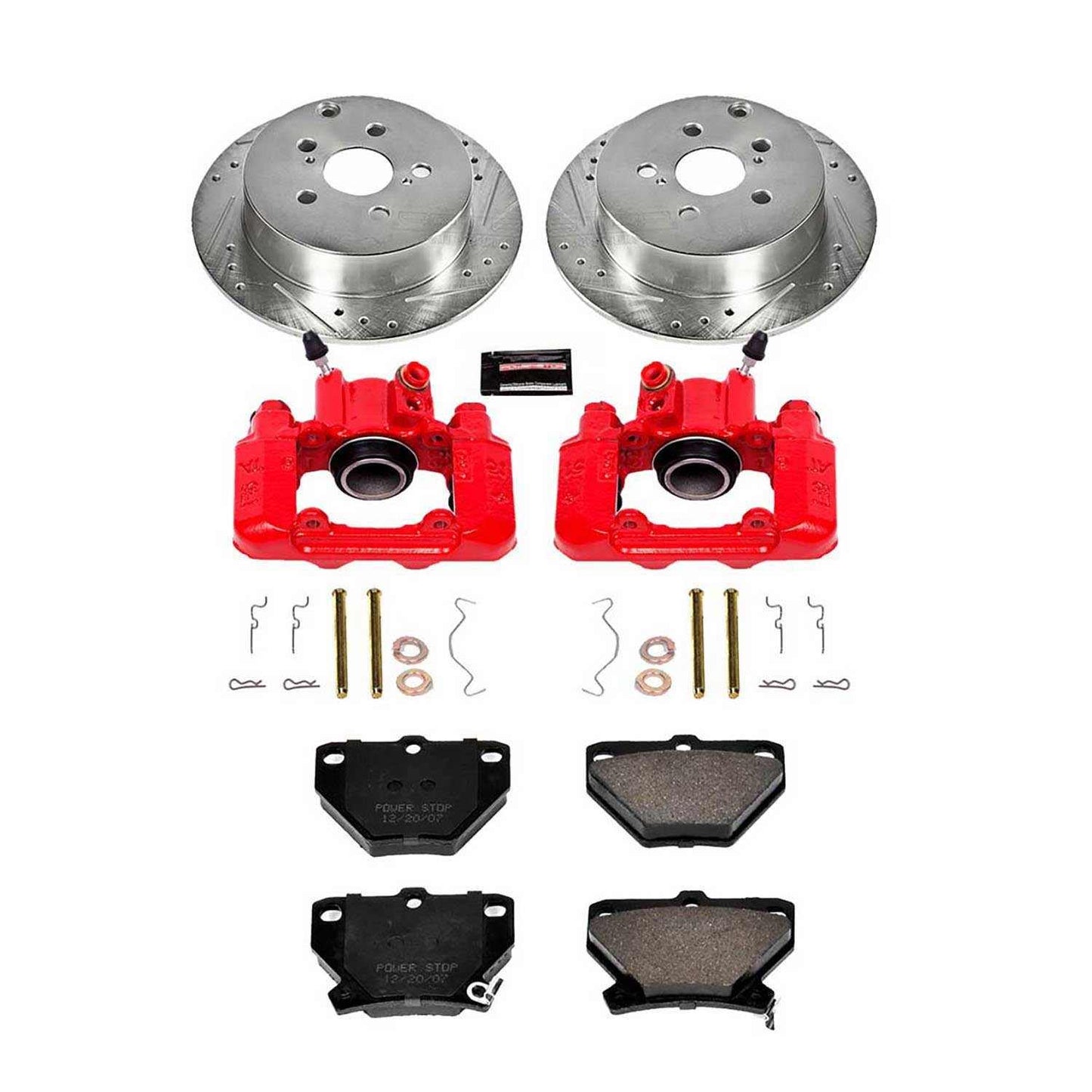 PowerStop Power Stop 03-06 Pontiac Vibe Z23 Evolution Kit w/ Calipers - Rear KC2318