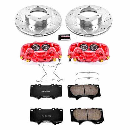 PowerStop Power Stop 01-07 Toyota Sequoia Z23 Evolution Kit w/ Calipers - Front KC2324