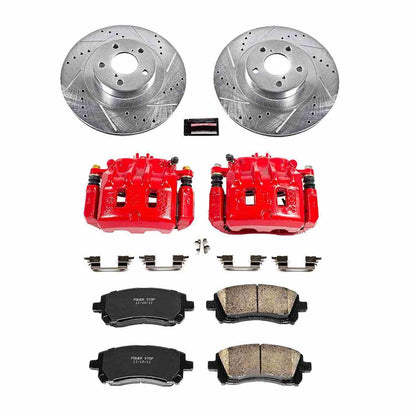 PowerStop Power Stop 02-03 Subaru Impreza Z23 Evolution Kit w/ Calipers - Front KC2369