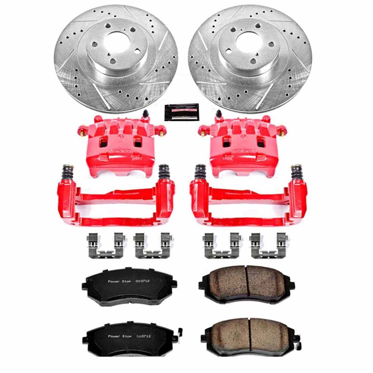 PowerStop Power Stop 05-06 Saab 9-2X Z23 Evolution Kit w/ Calipers - Front KC2373