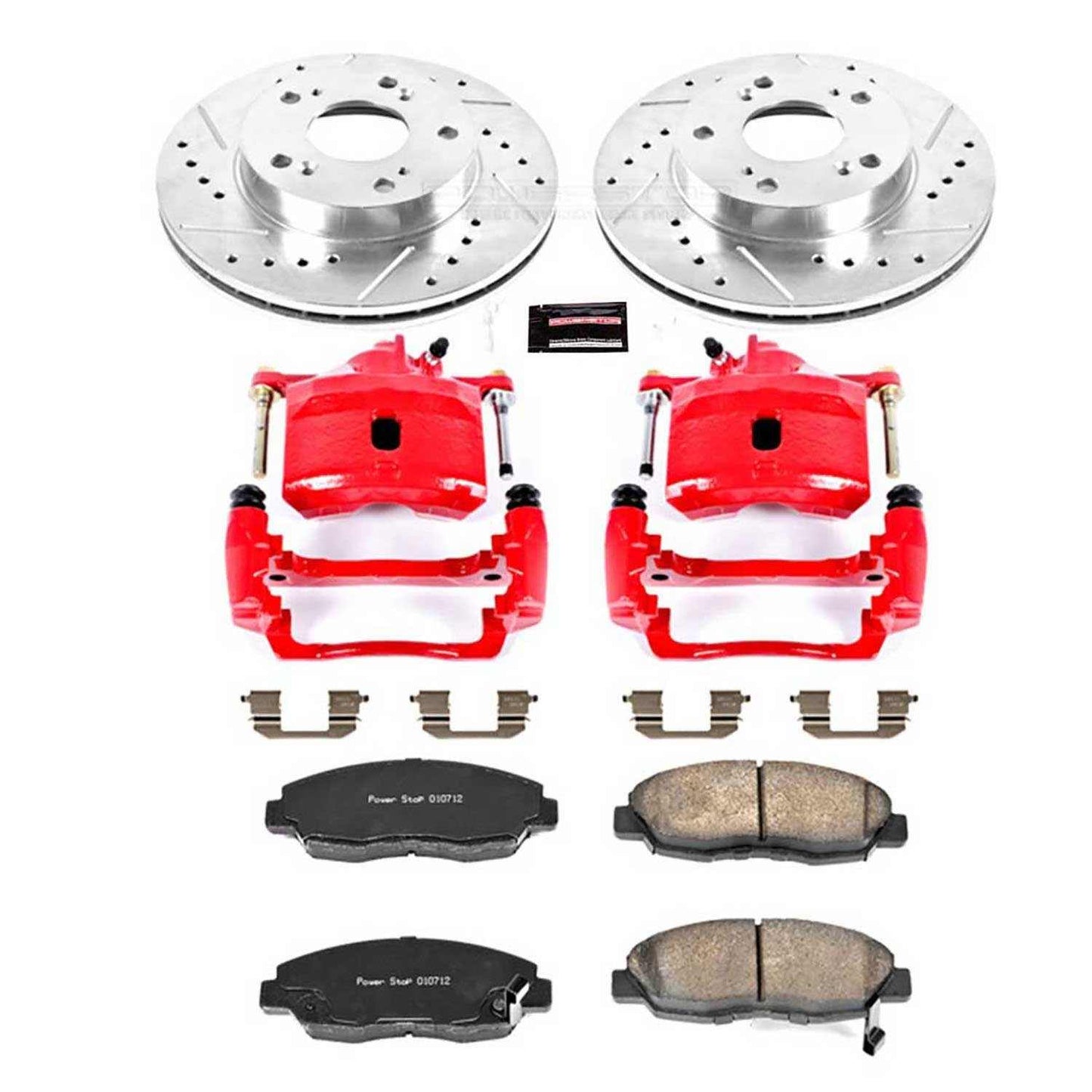 PowerStop Power Stop 06-11 Honda Civic Z23 Evolution Kit w/ Calipers - Front KC2384