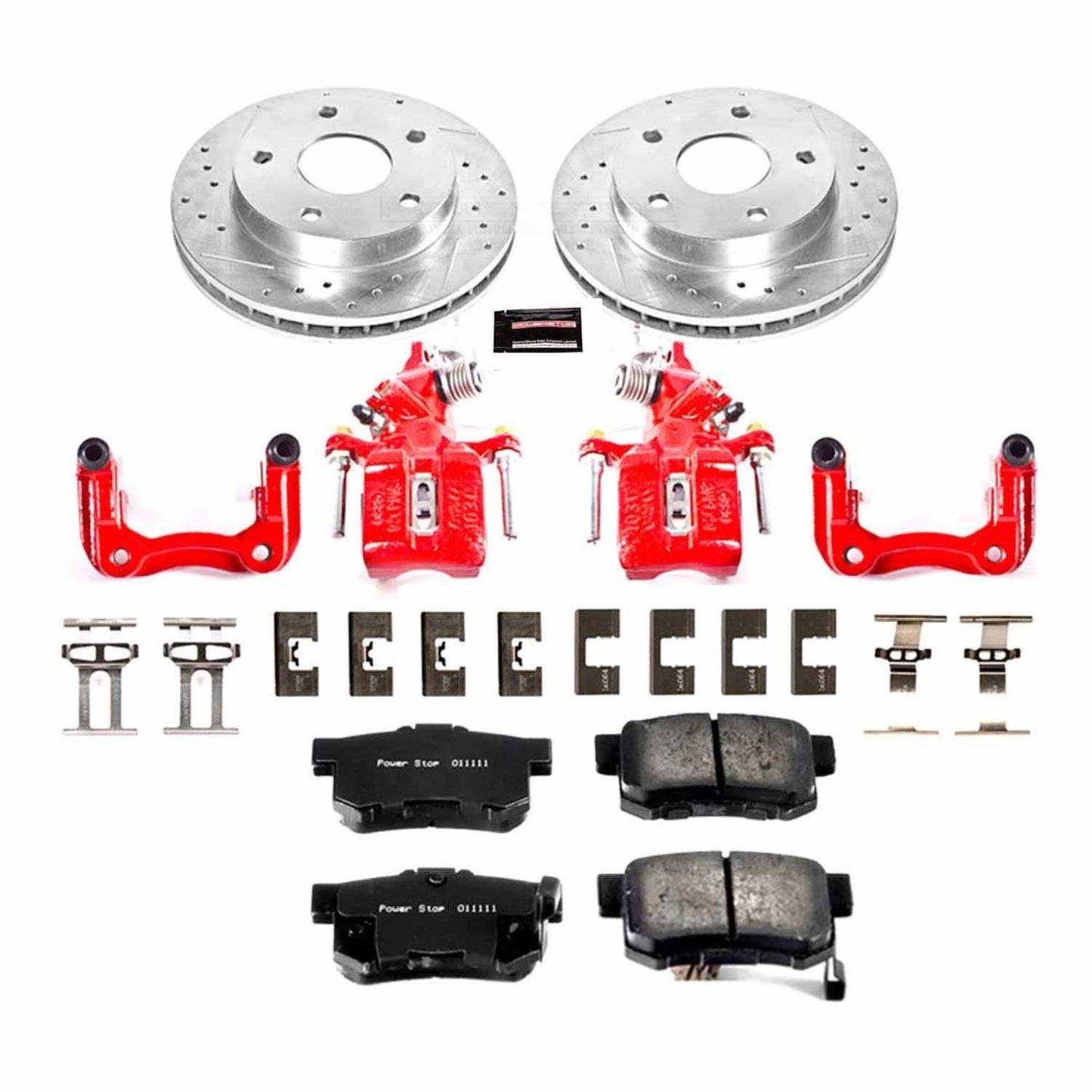 PowerStop Power Stop 04-08 Acura TSX Z23 Evolution Kit w/ Calipers - Rear KC2391