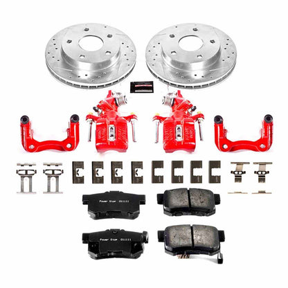 PowerStop Power Stop 04-08 Acura TSX Z23 Evolution Kit w/ Calipers - Rear KC2391