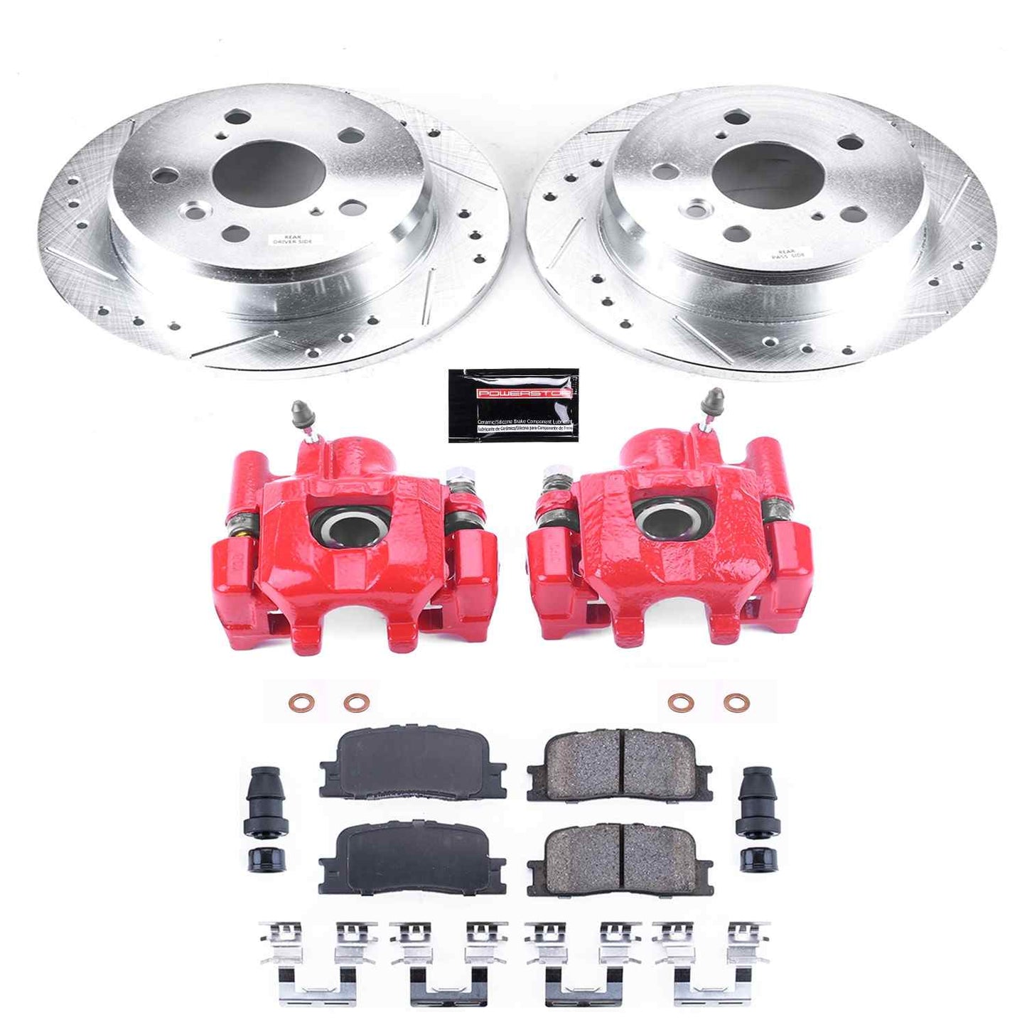 PowerStop Power Stop 02-03 Lexus ES300 Z23 Evolution Kit w/ Calipers - Rear KC2418