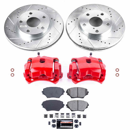 PowerStop Power Stop 01-05 Toyota RAV4 Z23 Evolution Kit w/ Calipers - Front KC2419