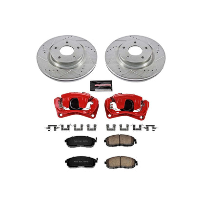 PowerStop Power Stop 07-10 Nissan Altima Z23 Evolution Kit w/ Calipers - Front KC241