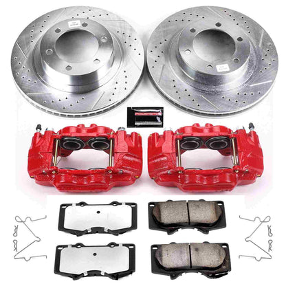 PowerStop Power Stop 03-09 Lexus GX470 Front Z36 Truck & Tow Brake Kit w/Calipers KC2421-36