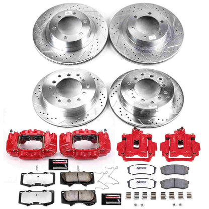PowerStop Power Stop 03-09 Toyota 4Runner Z36 Truck and Tow Kit w/ Calipers - Front and Rear KC2422-36