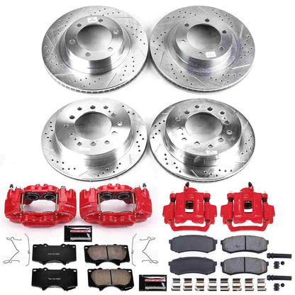 PowerStop Power Stop 03-09 Lexus GX470 Z23 Evolution Kit w/ Calipers - Front and Rear KC2422A