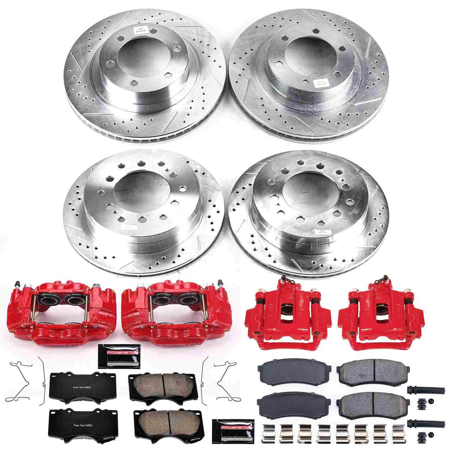 PowerStop Power Stop 03-09 Toyota 4Runner Z23 Evolution Kit w/ Calipers - Front and Rear KC2422