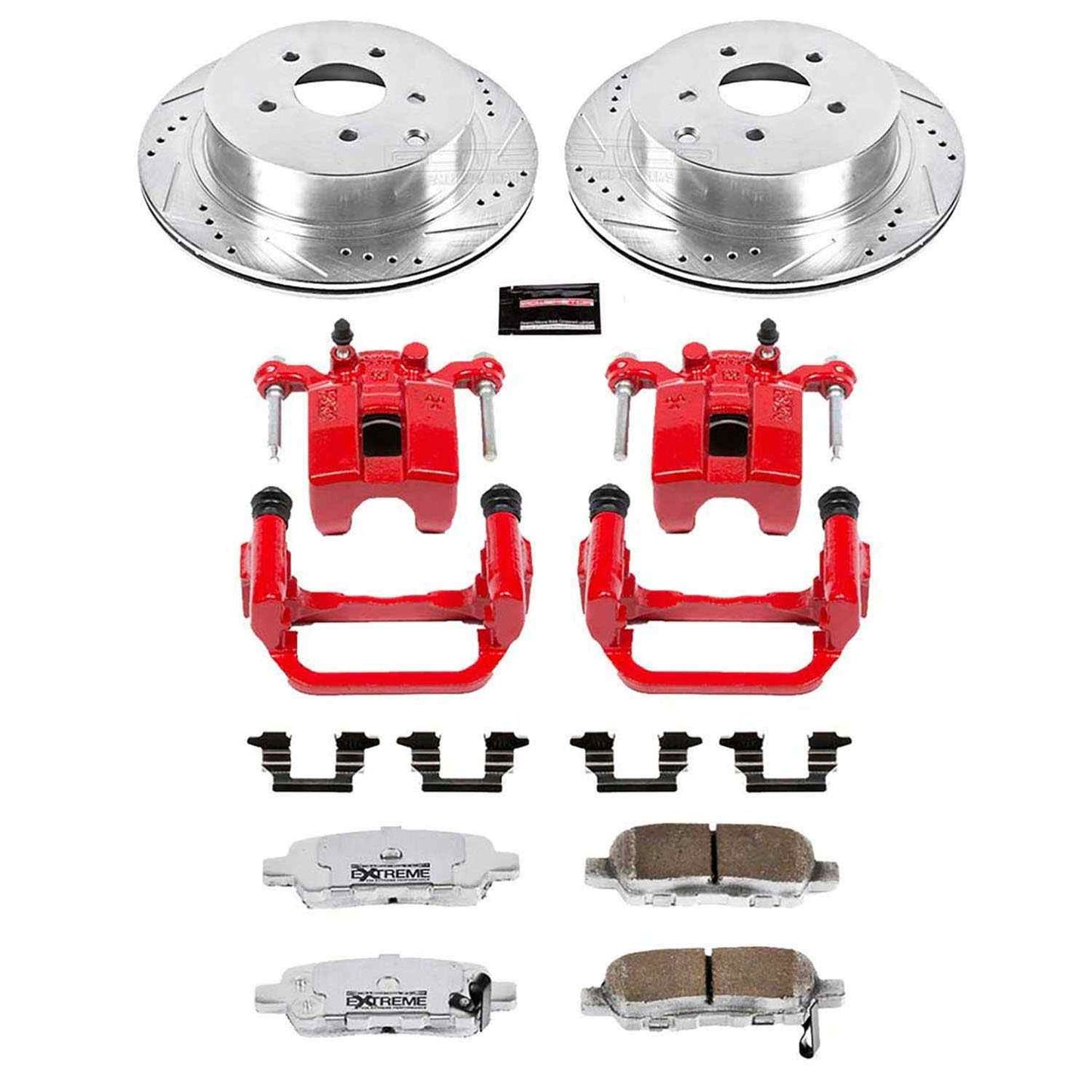 PowerStop Power Stop 03-07 Nissan Murano Rear Z26 Street Warrior Brake Kit w/Calipers KC2427-26