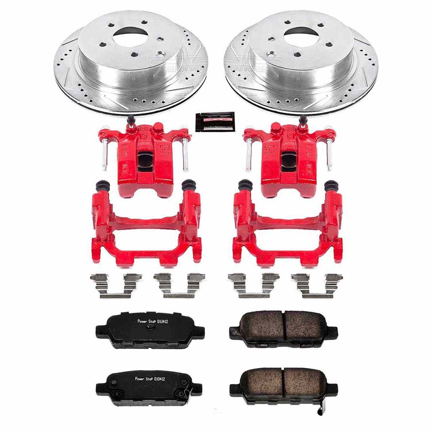 PowerStop Power Stop 12-13 Infiniti M35h Z23 Evolution Kit w/ Calipers - Rear KC2427A