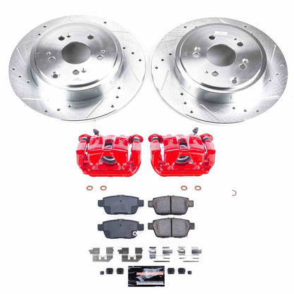 PowerStop Power Stop 06-14 Honda Ridgeline Z23 Evolution Kit w/ Calipers - Rear KC2431