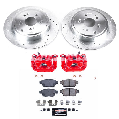 PowerStop Power Stop 06-14 Honda Ridgeline Z23 Evolution Kit w/ Calipers - Rear KC2431