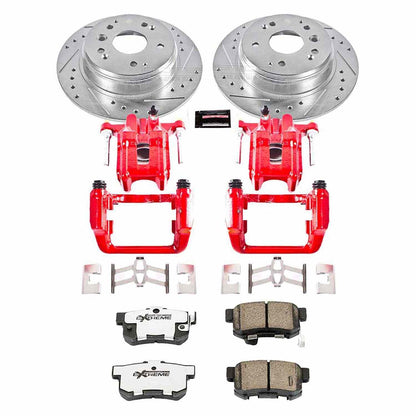 PowerStop Power Stop 04-08 Acura TL Rear Z26 Street Warrior Brake Kit w/Calipers KC2434-26