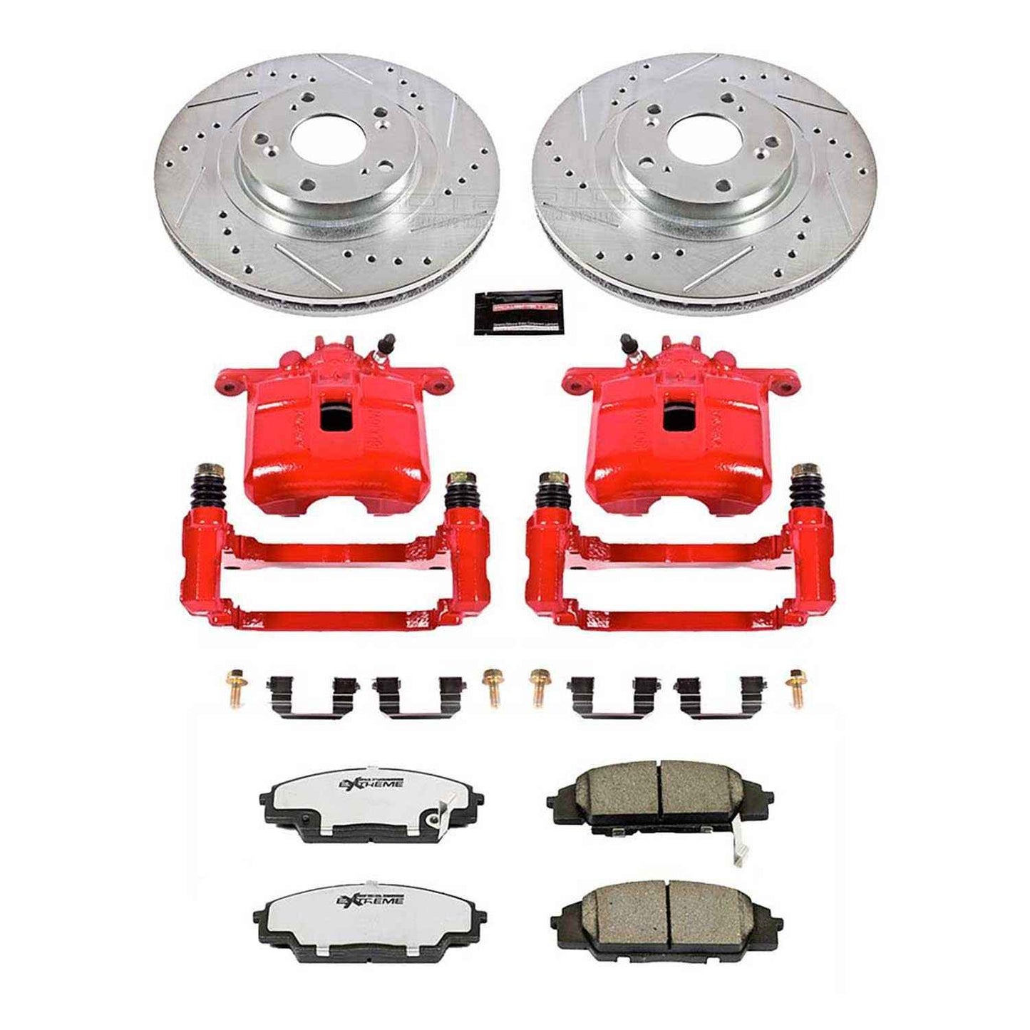 PowerStop Power Stop 02-06 Acura RSX Front Z26 Street Warrior Brake Kit w/Calipers KC2439-26