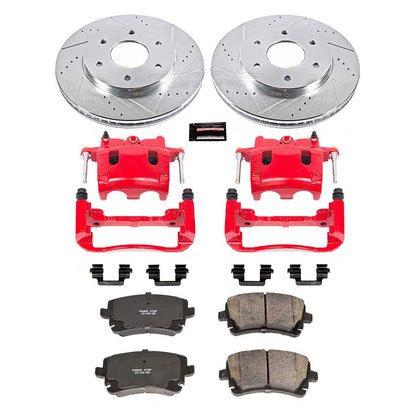 PowerStop Power Stop 2005 Nissan Armada Z23 Evolution Kit w/ Calipers - Front KC2442