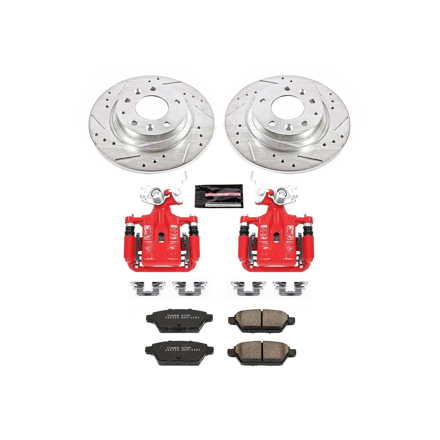 PowerStop Power Stop 06-12 Ford Fusion Z23 Evolution Kit w/ Calipers - Rear KC2450