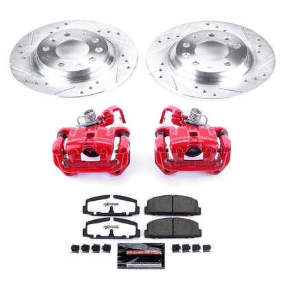 PowerStop Power Stop 03-05 Mazda 6 Rear Z26 Street Warrior Brake Kit w/Calipers KC2452-26