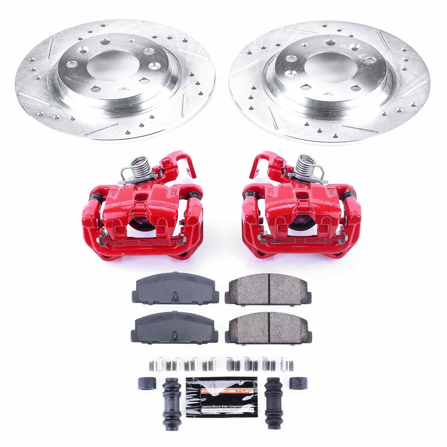 PowerStop Power Stop 03-05 Mazda 6 Z23 Evolution Kit w/ Calipers - Rear KC2452