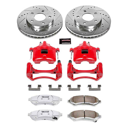 PowerStop Power Stop 97-05 Buick Century Front Z26 Street Warrior Brake Kit w/Calipers KC2553-26