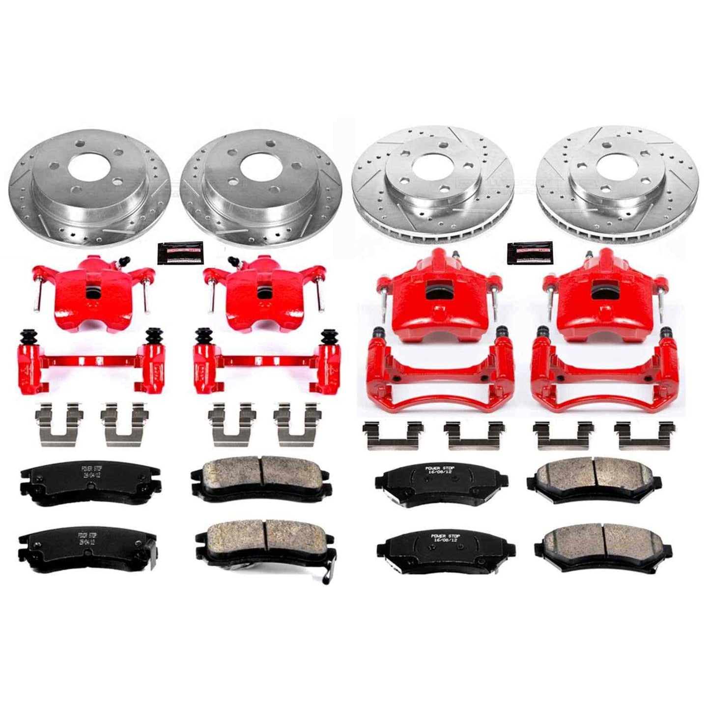 PowerStop Power Stop 04-05 Buick Century Z23 Evolution Kit w/ Calipers - Front and Rear KC2554