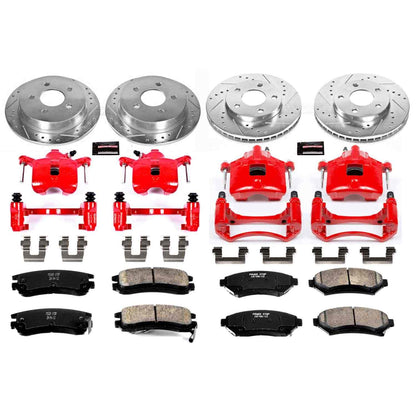 PowerStop Power Stop 04-05 Buick Century Z23 Evolution Kit w/ Calipers - Front and Rear KC2554