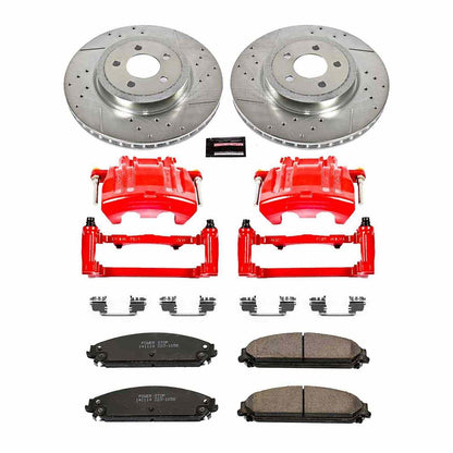 PowerStop Power Stop 12-18 Chrysler 300 Z23 Evolution Kit w/ Calipers - Front KC2560A