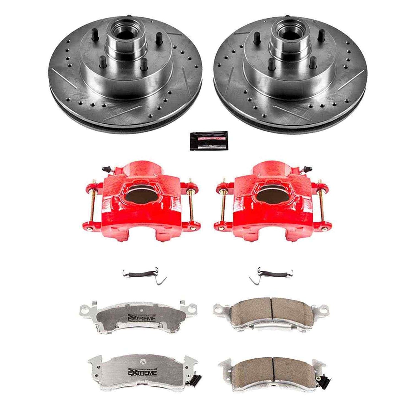 PowerStop Power Stop 77-78 Buick LeSabre Front Z26 Street Warrior Brake Kit w/Calipers KC2580-26