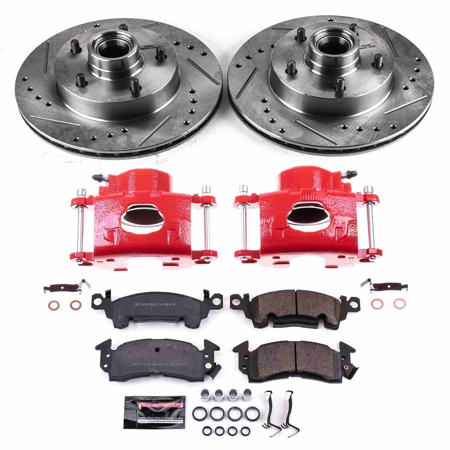 PowerStop Power Stop 1977 Buick Century Z23 Evolution Kit w/ Calipers - Front KC2580A