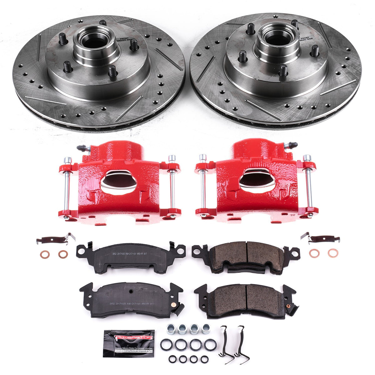 PowerStop Power Stop 1977 Buick Century Z23 Evolution Kit w/ Calipers - Front KC2580A