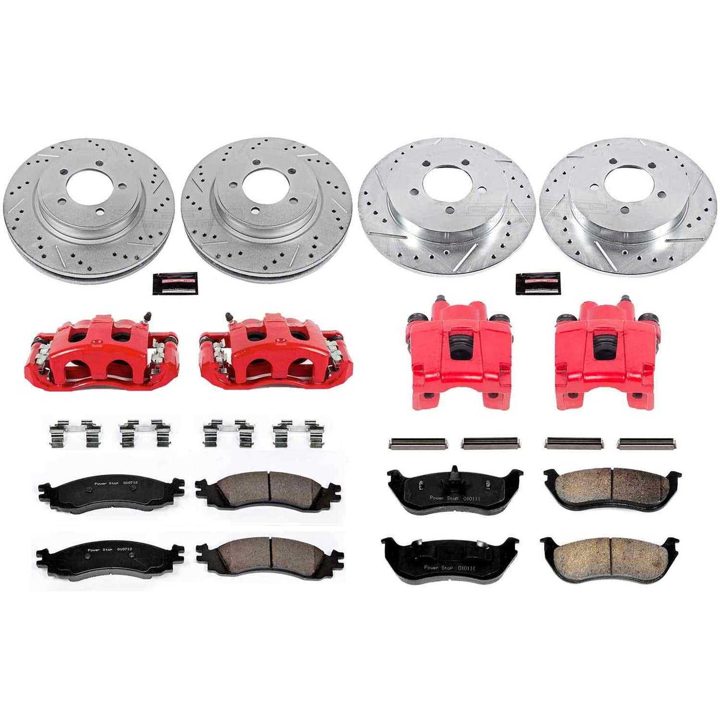 PowerStop Power Stop 2006 Mercury Mountaineer Z23 Evolution Kit w/ Calipers - Front and Rear KC2721