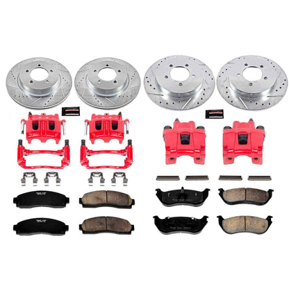 PowerStop Power Stop 02-05 Ford Explorer Z23 Evolution Kit w/ Calipers - Front and Rear KC2722