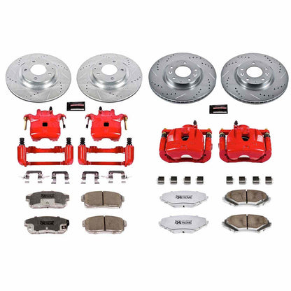 PowerStop Power Stop 04-08 Mazda RX-8 Z26 Street Kit w/ Calipers - Front and Rear KC2725-26