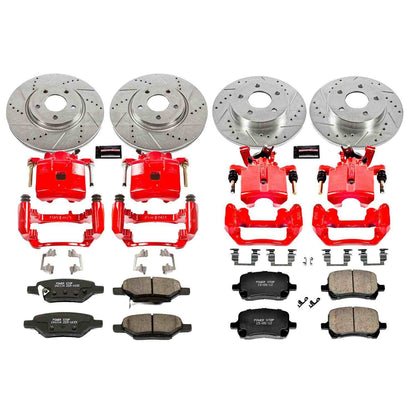 PowerStop Power Stop 2007 Chevrolet Cobalt Z23 Evolution Kit w/ Calipers - Front and Rear KC2731