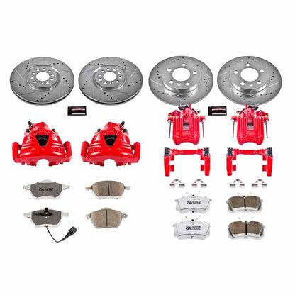 PowerStop Power Stop 00-06 Audi TT Quattro Z26 Street Kit w/ Calipers - Front and Rear KC2795-26