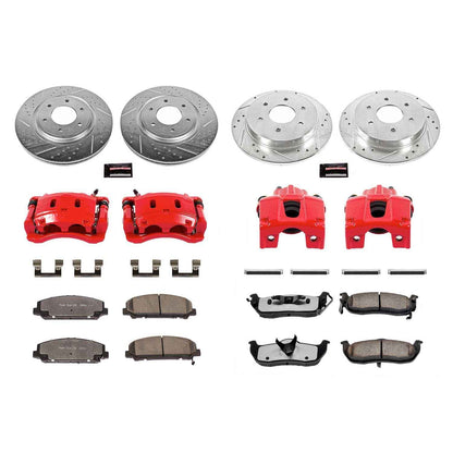 PowerStop Power Stop 08-10 Infiniti QX56 Z36 Truck and Tow Kit w/ Calipers - Front and Rear KC2805-36