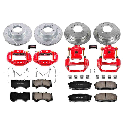 PowerStop Power Stop 08-19 Toyota Sequoia Z23 Evolution Kit w/ Calipers - Front and Rear KC2813A