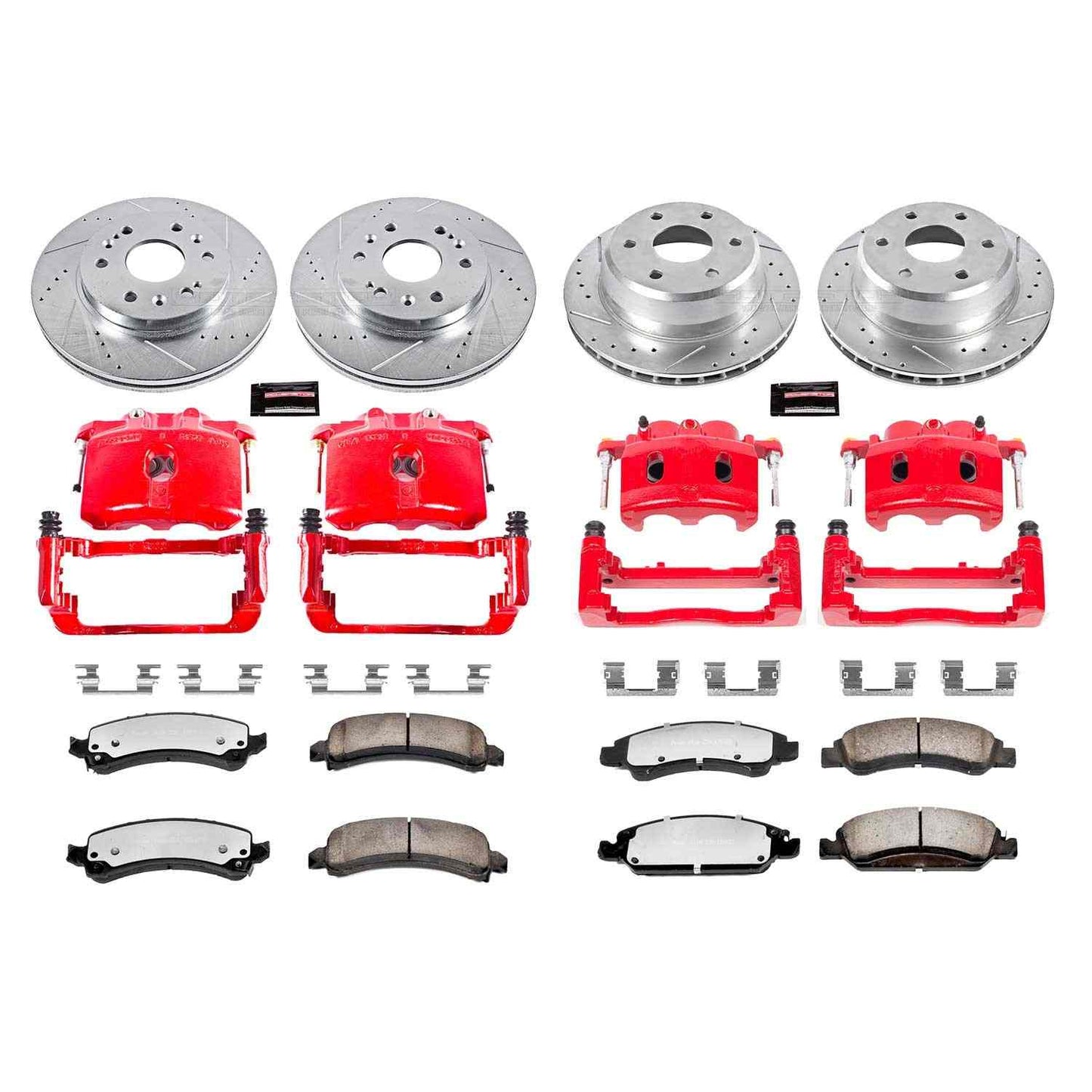 PowerStop Power Stop 09-14 Chevrolet Express 1500 Z36 Truck and Tow Kit w/ Calipers - Front and Rear KC2826-36