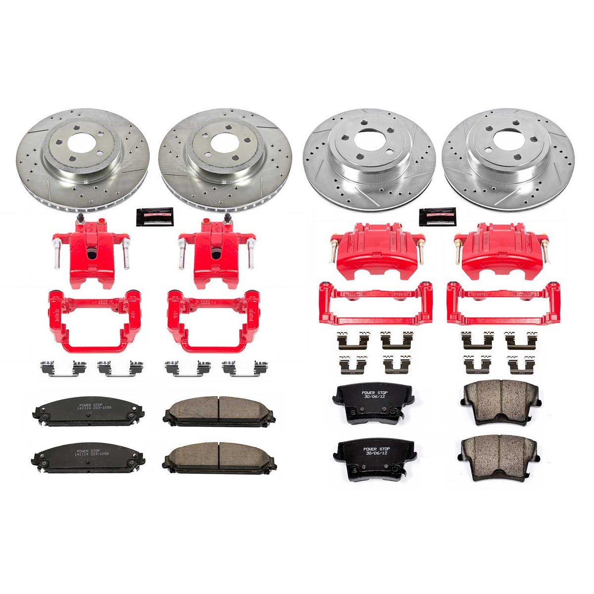 PowerStop Power Stop 05-11 Chrysler 300 Z23 Evolution Kit w/ Calipers - Front and Rear KC2853