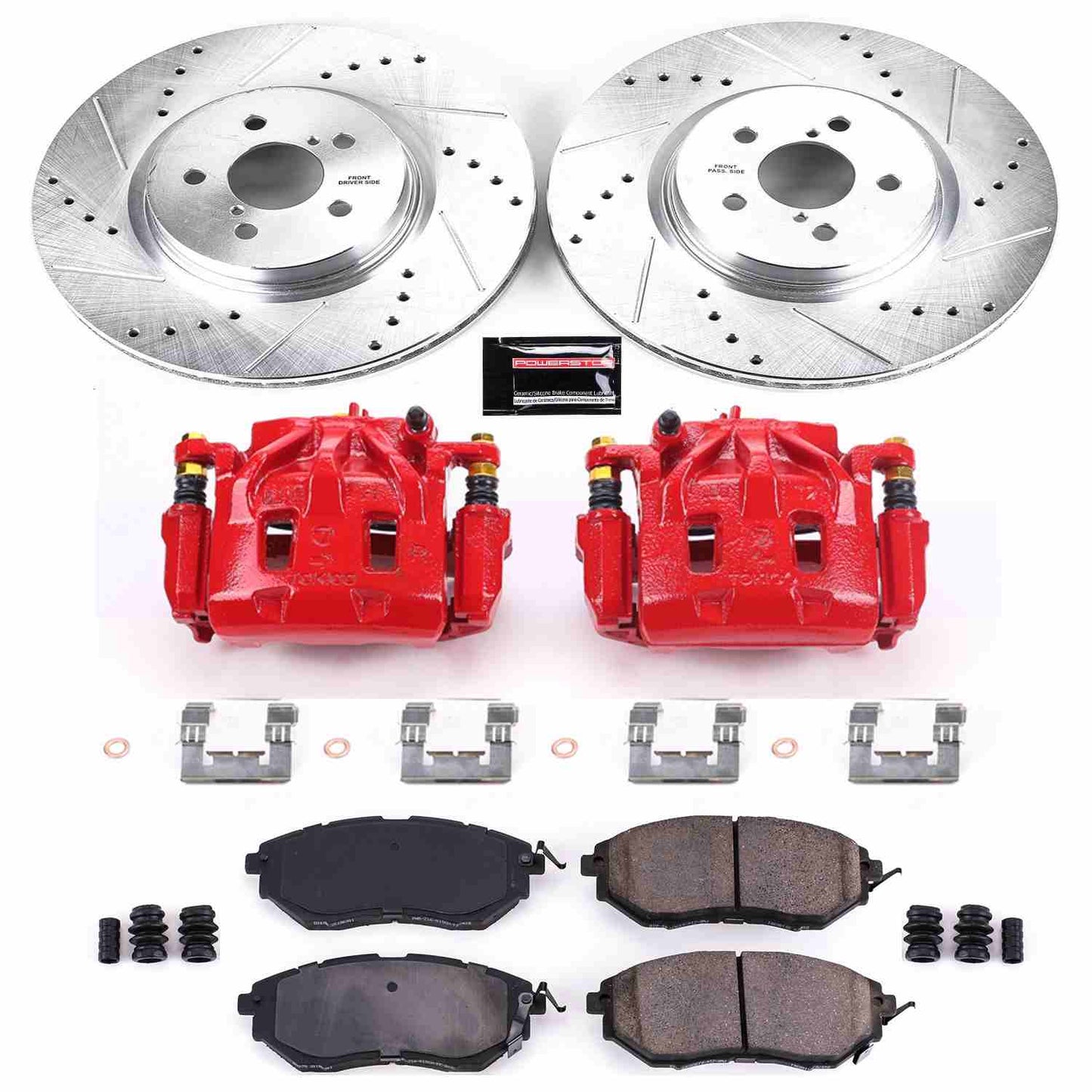 PowerStop Power Stop 14-18 Subaru Forester Z23 Evolution Kit w/ Calipers - Front KC285