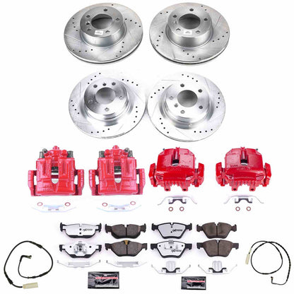 PowerStop Power Stop 2006 BMW 325i Z26 Street Kit w/ Calipers - Front and Rear KC2890-26
