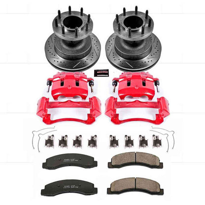 PowerStop Power Stop 99-02 Ford F-350 Super Duty Z23 Evolution Kit w/ Calipers - Front KC2907