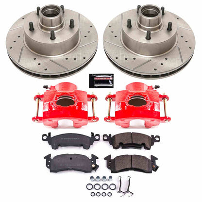 PowerStop Power Stop 79-86 Buick LeSabre Z23 Evolution Kit w/ Calipers - Front KC2908