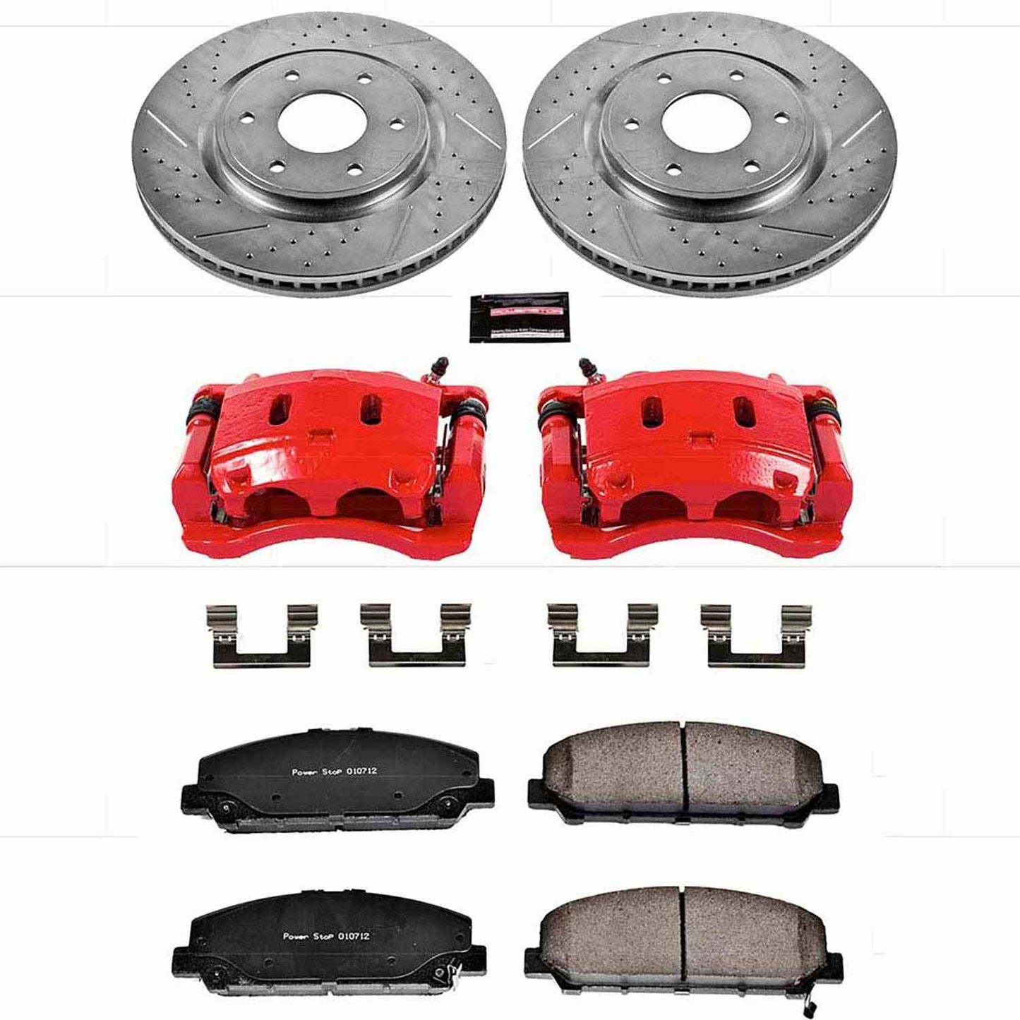 PowerStop Power Stop 06-07 Infiniti QX56 Z23 Evolution Kit w/ Calipers - Front KC2909