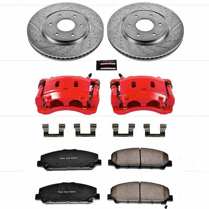 PowerStop Power Stop 06-07 Infiniti QX56 Z23 Evolution Kit w/ Calipers - Front KC2909